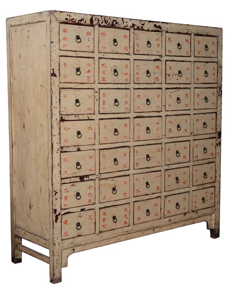 Cassettiera da speziale