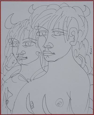 Figure - Penna su carta, 1981