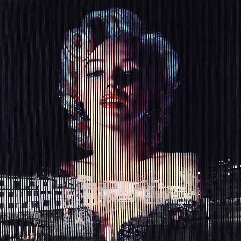 Piero Maffessoli Malipiero, Osmosi, collage su cartone