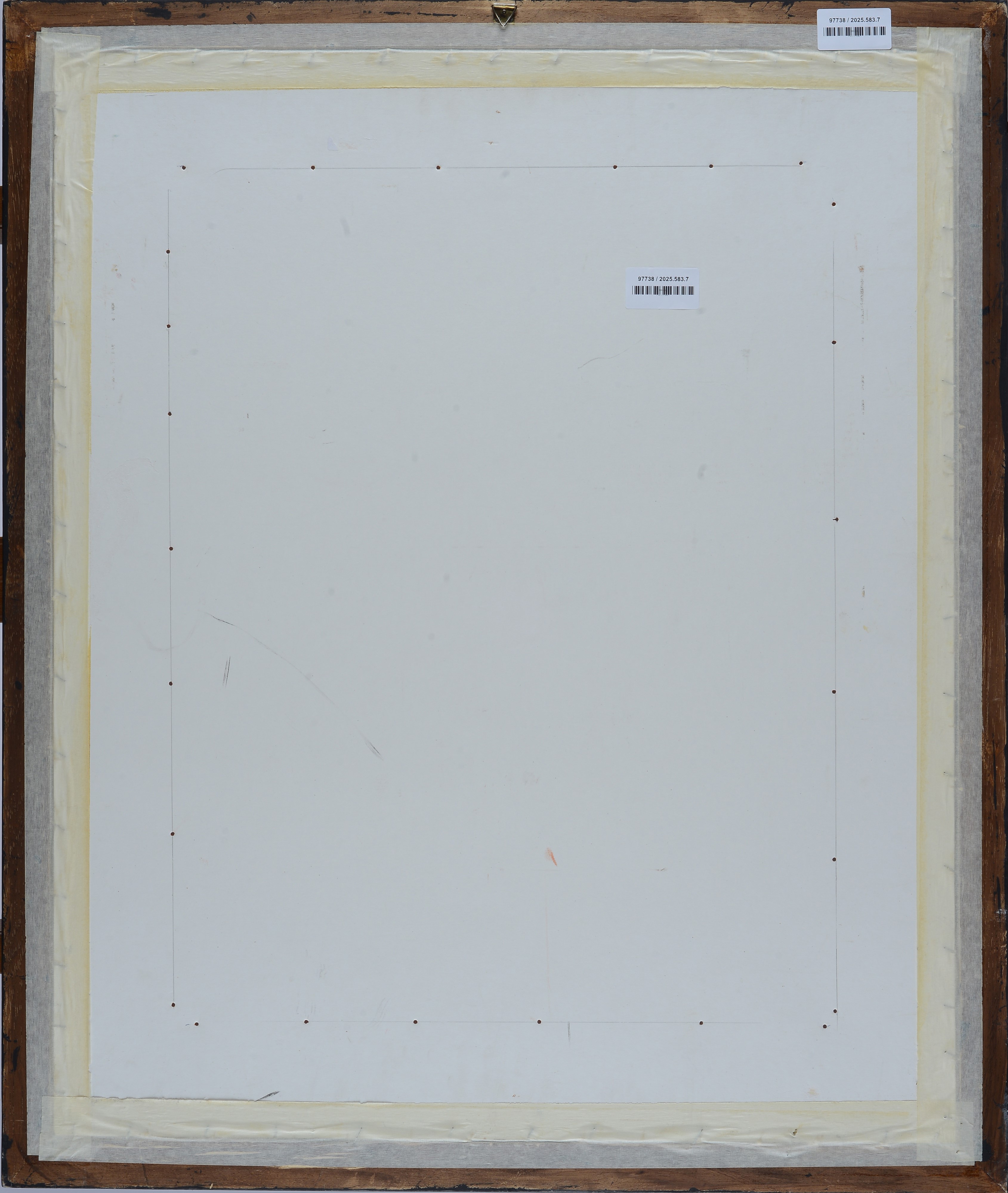 Antonio Corpora - Senza titolo, pastello a olio su cartone velluto