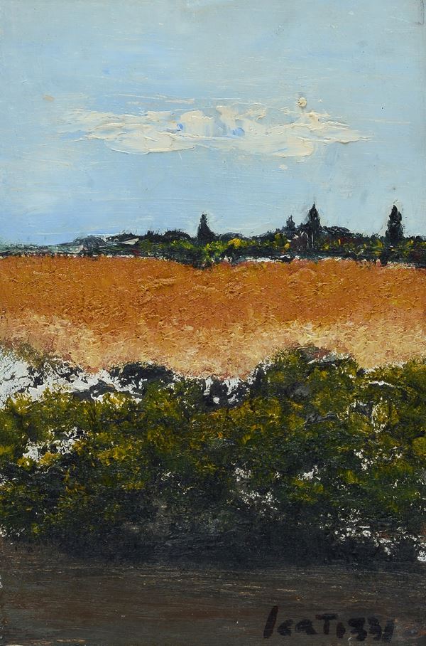 Sergio Scatizzi - Paesaggio in Valdarno
