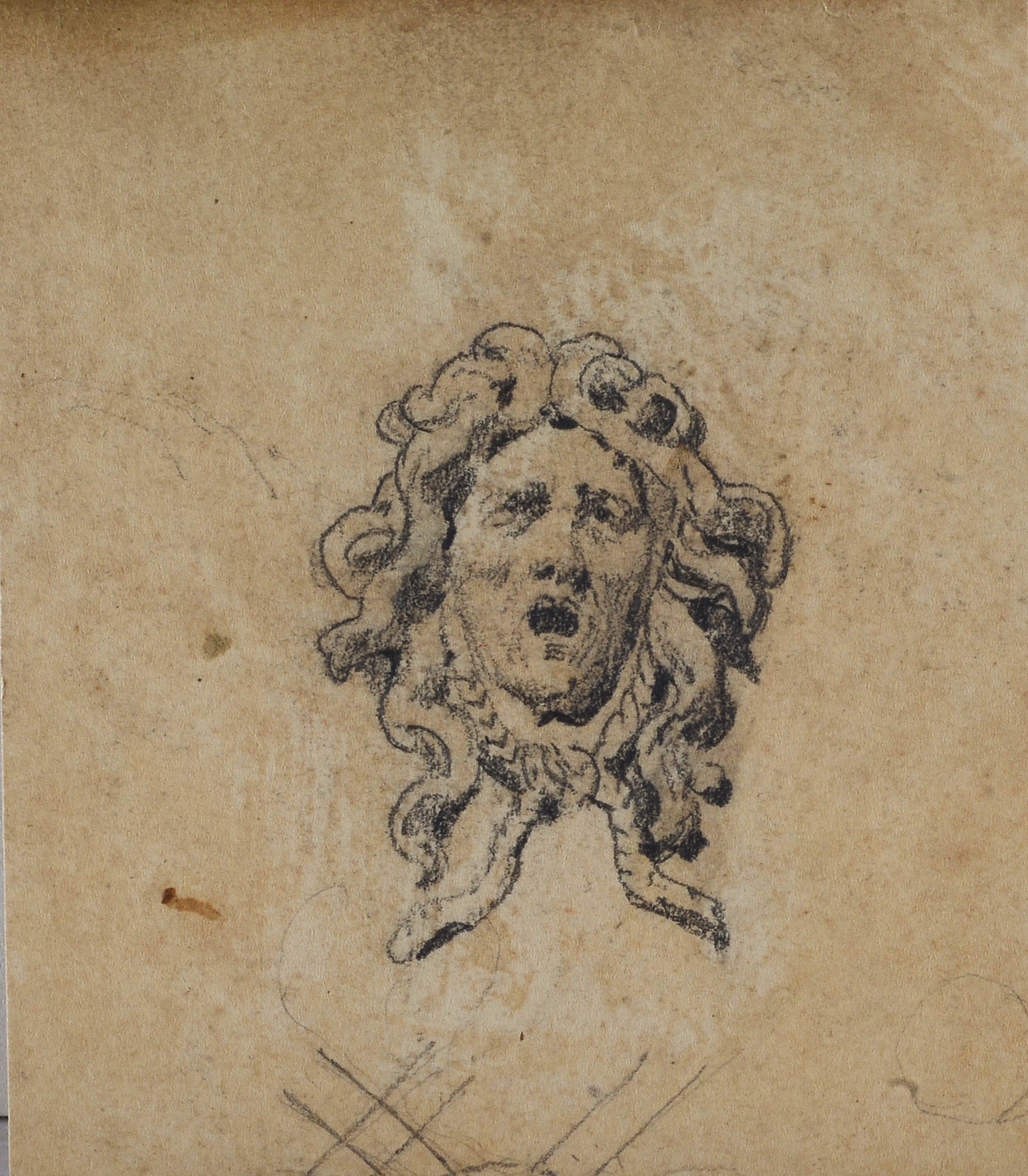 Tre santi e una testa di medusa