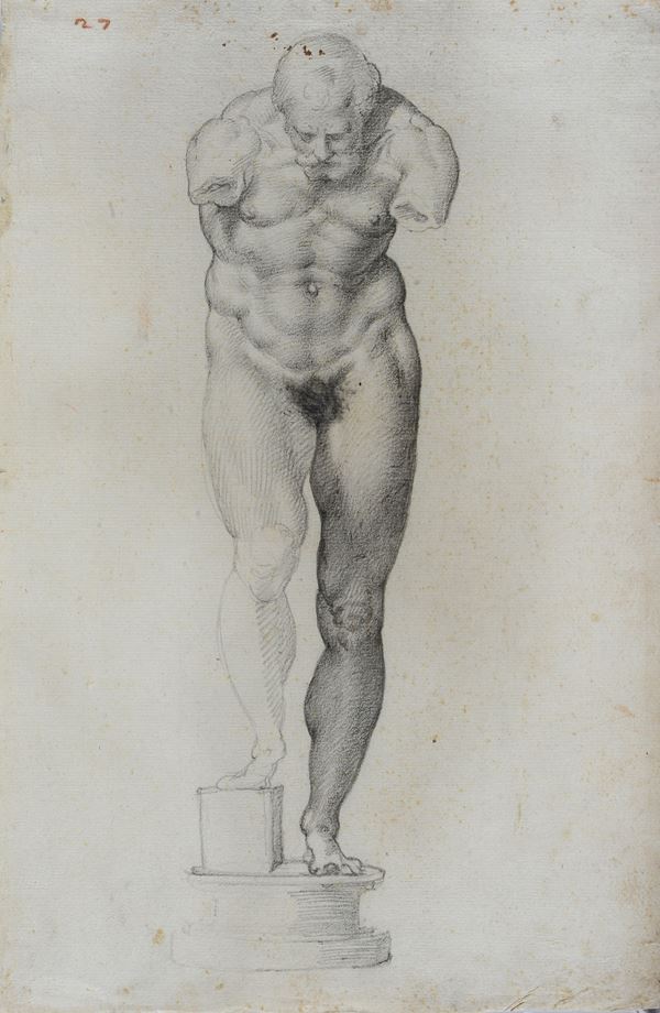 Anonimo, XIX sec. - Studio di scultura