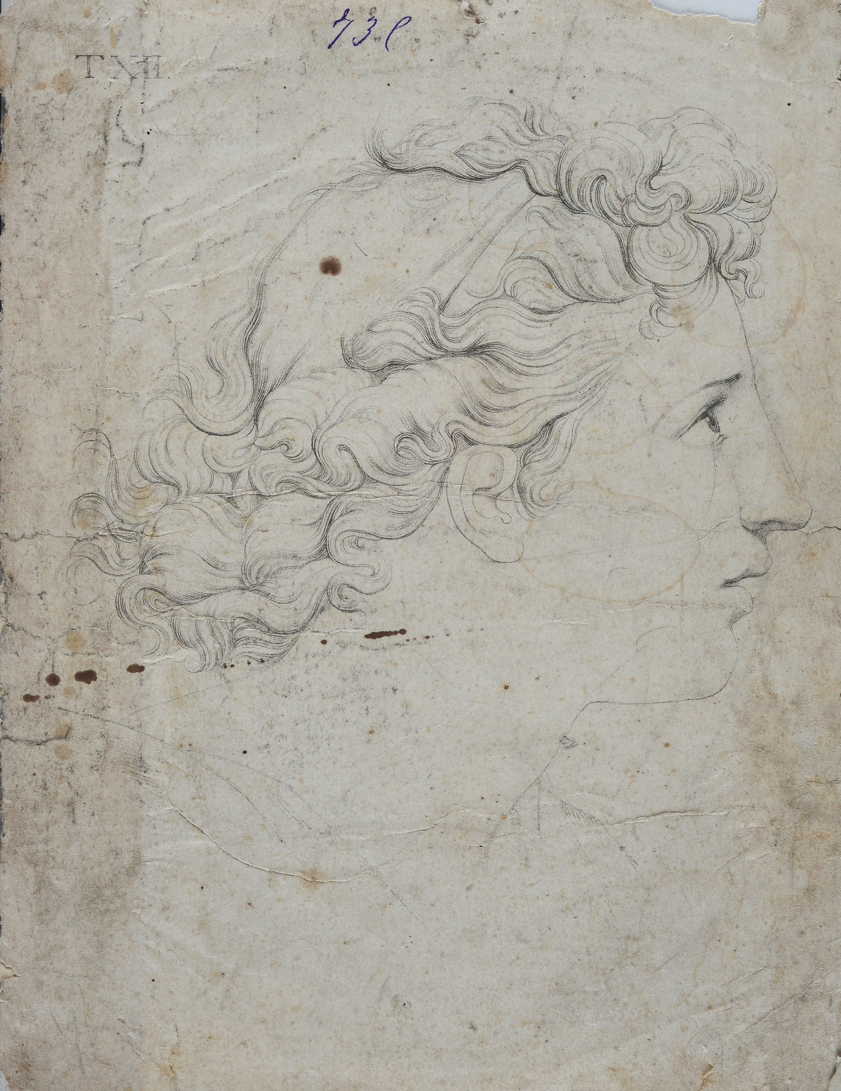 Lotto composto da quattro disegni