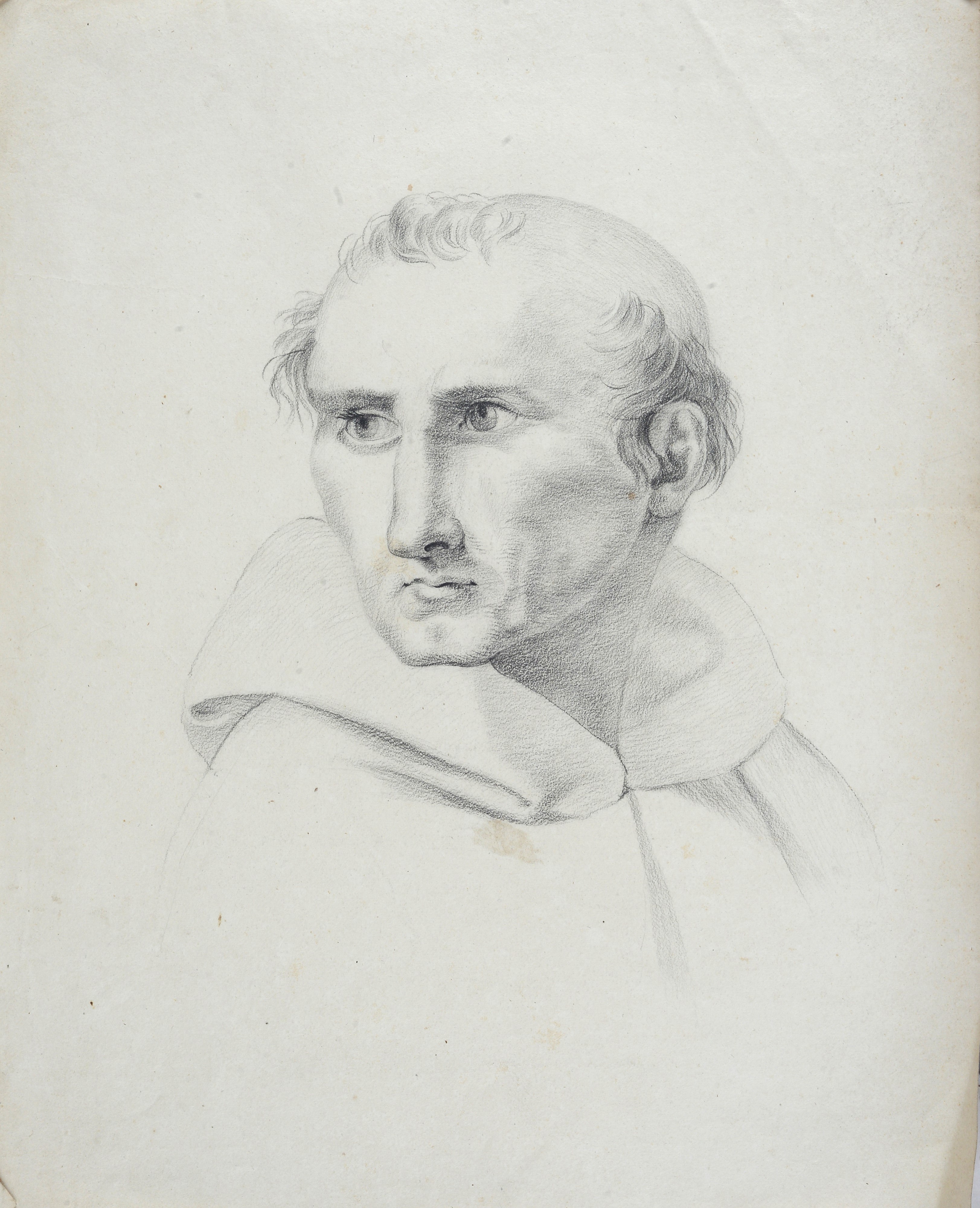 Studi per testa di Savonarola (da Raffaello)