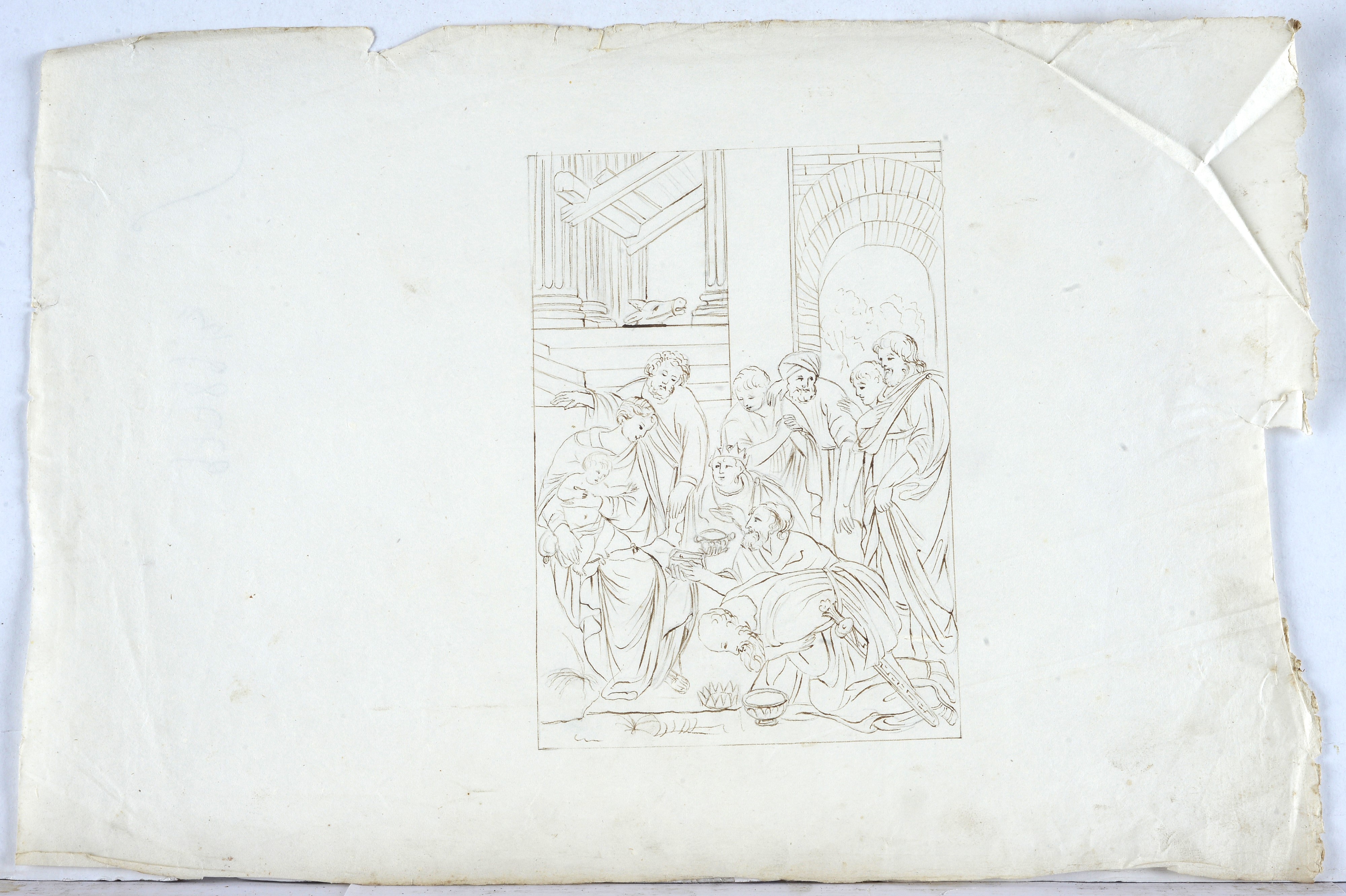 Lotto composto da tre disegni