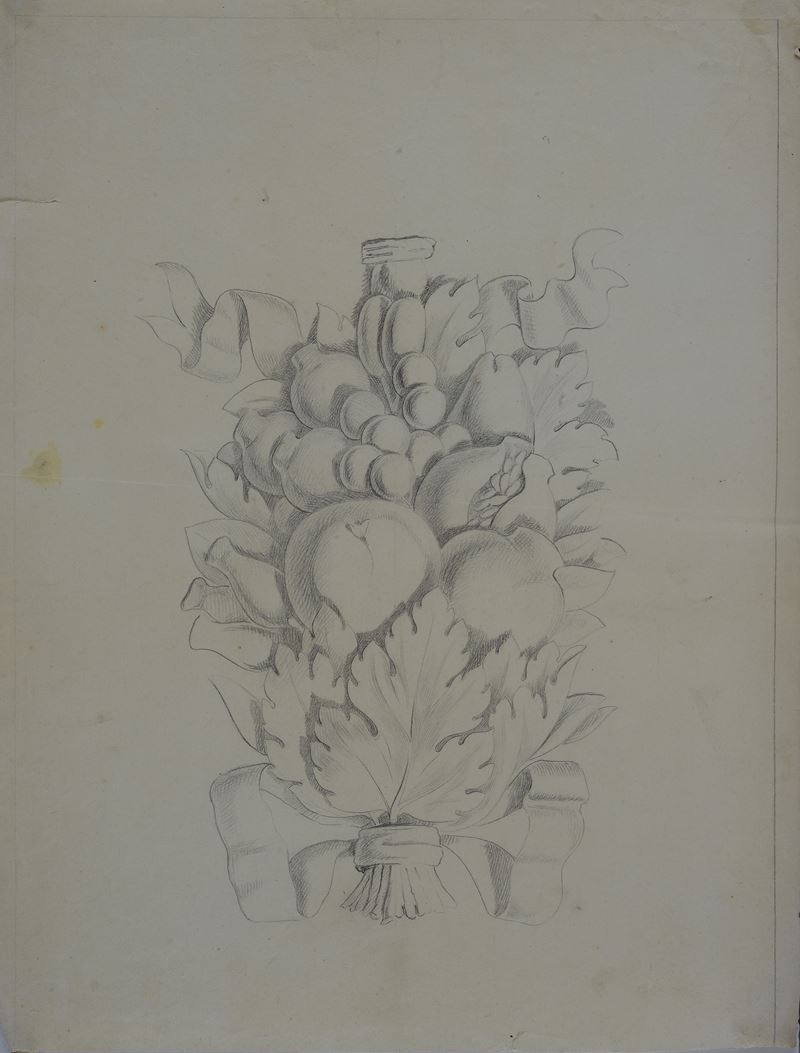 Lotto composto da studi decorativi