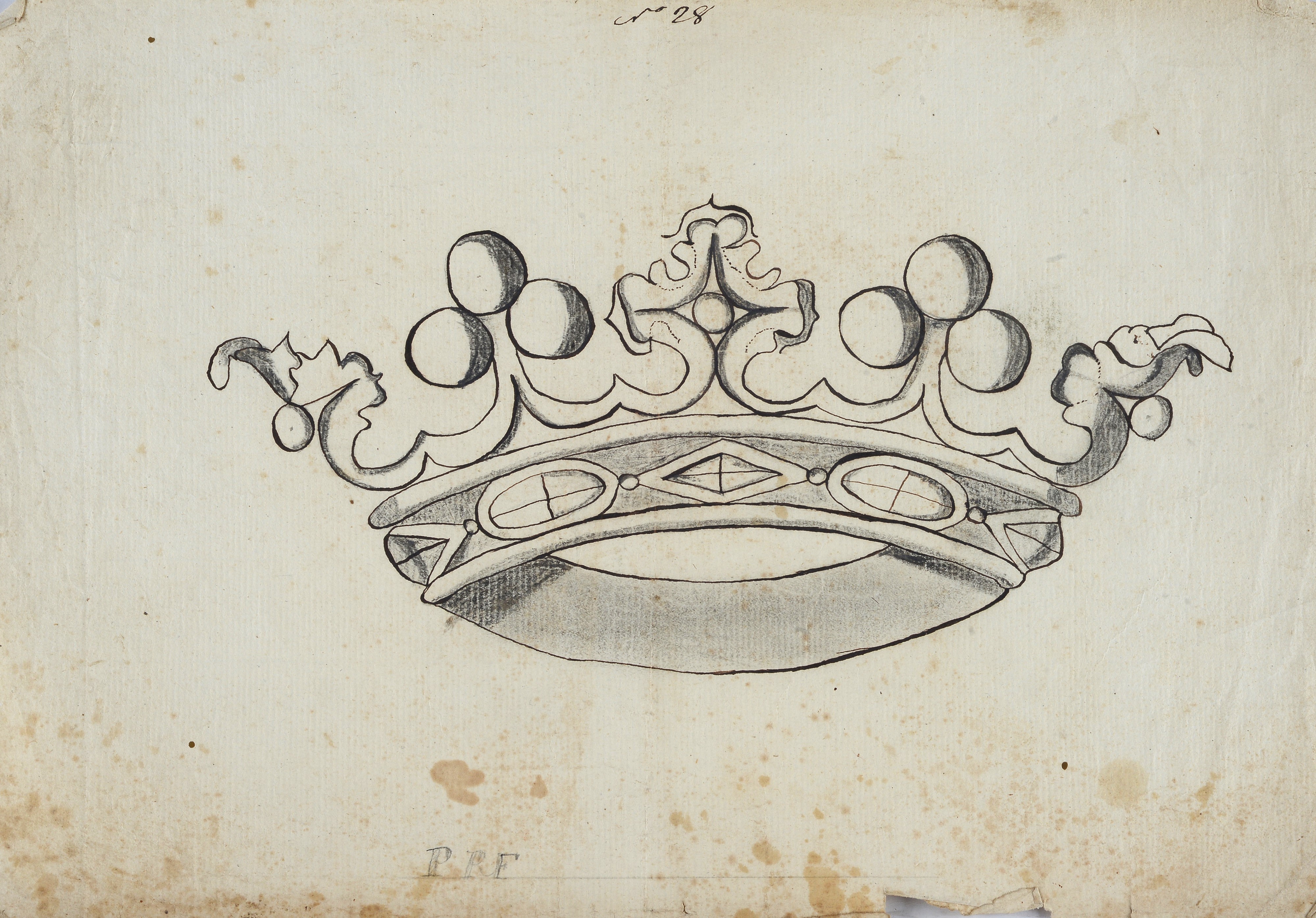 Lotto composto da studi decorativi