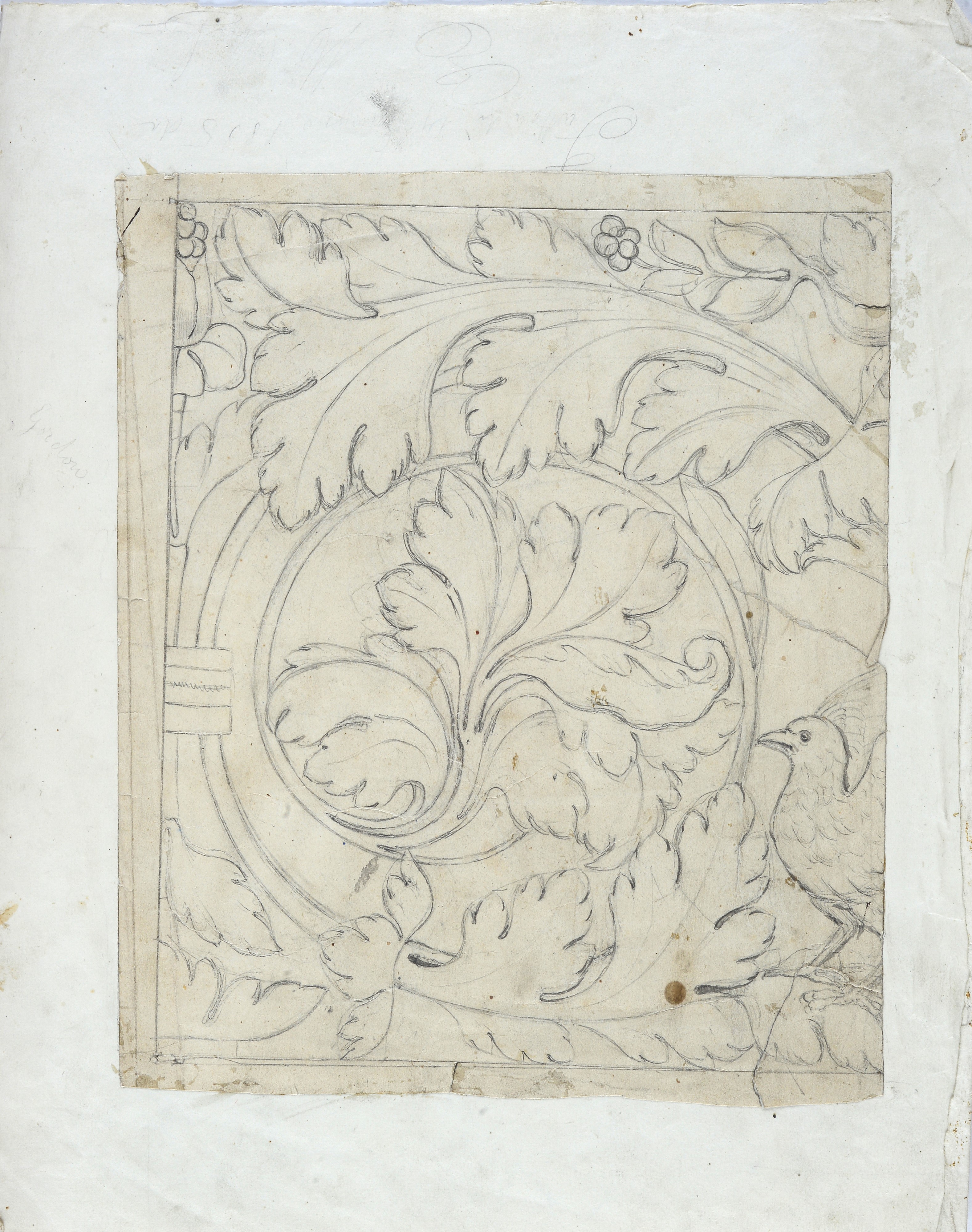 Lotto composto da studi decorativi