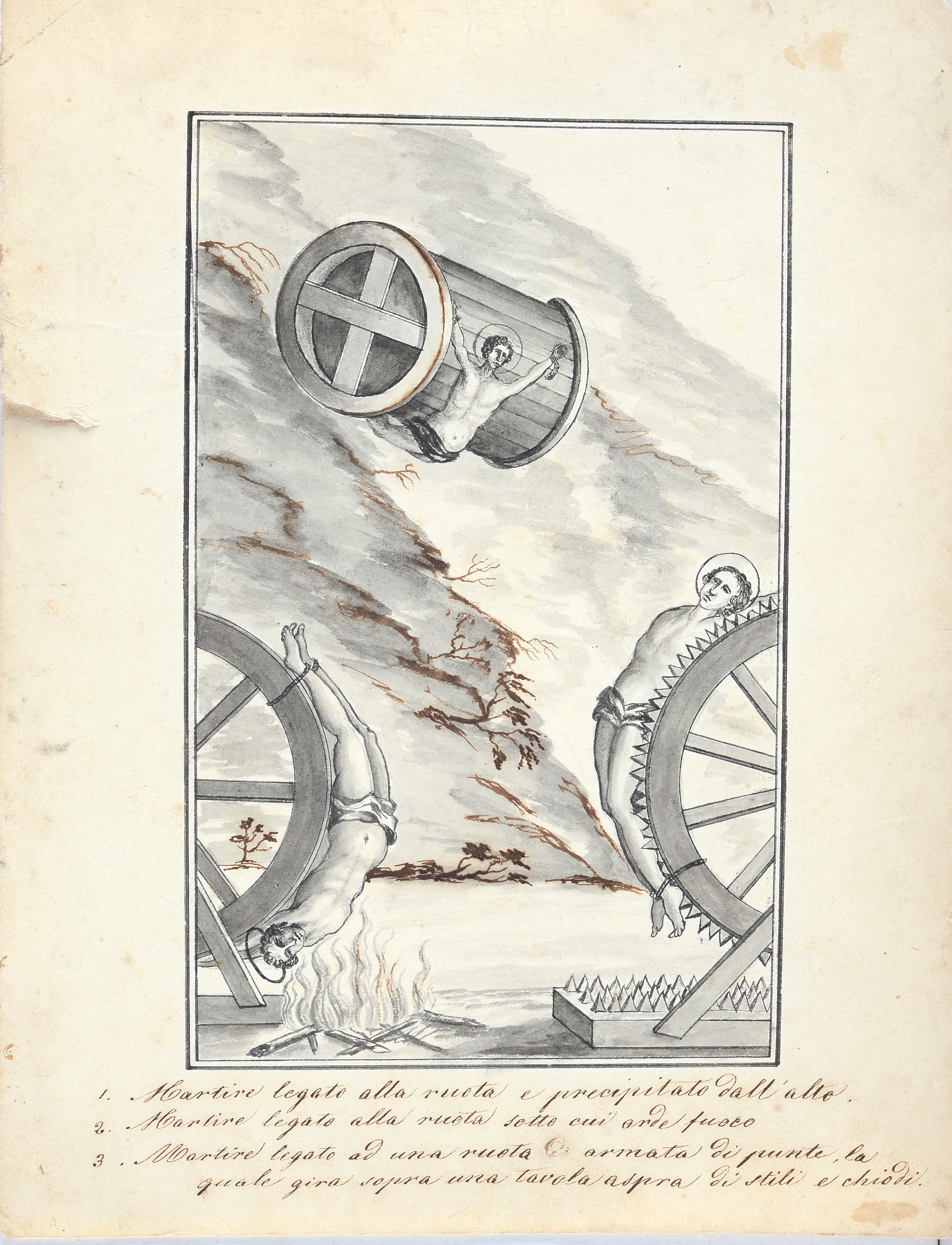 San Girolamo e Martirio di Santi