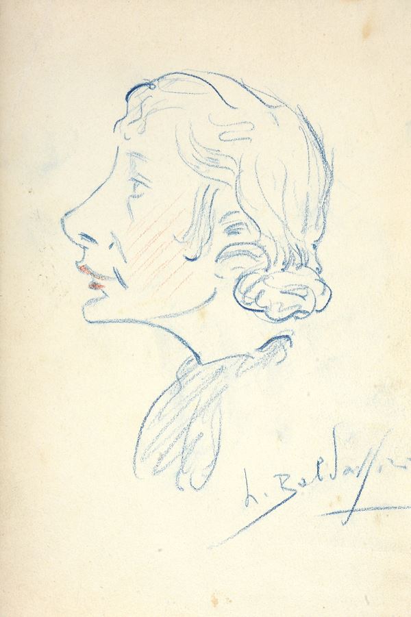 Anonimo, XIX sec. - Lotto composto da tre disegni