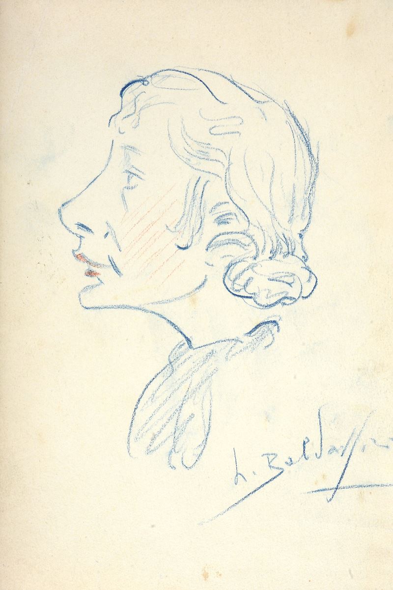 Lotto composto da tre disegni