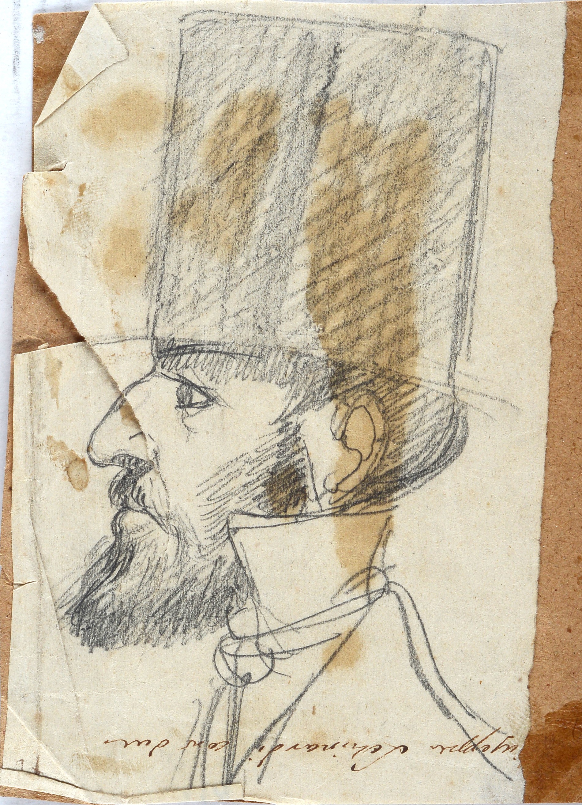 Lotto composto da tre disegni