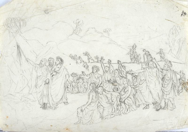 Lotto composto da due disegni