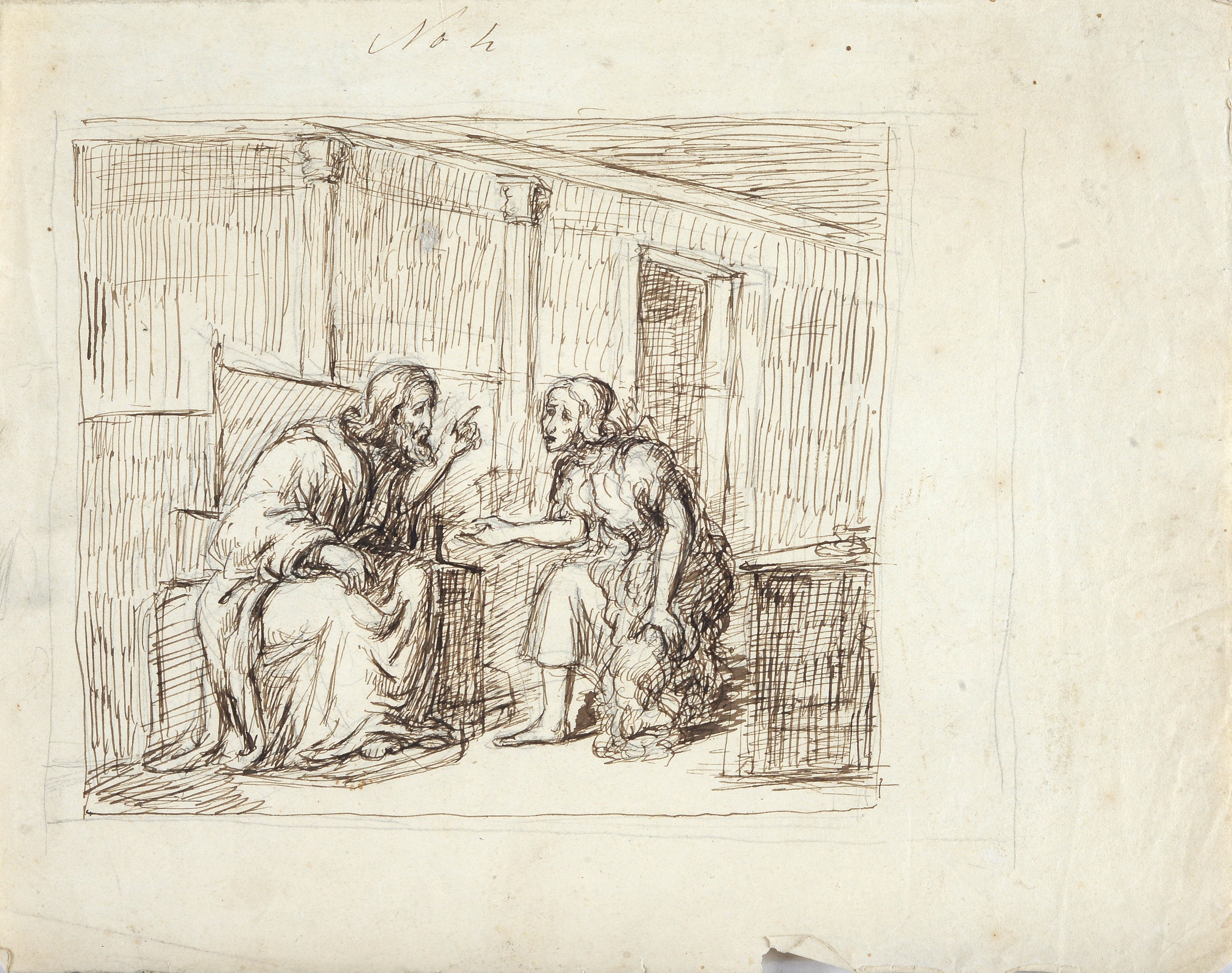 Lotto composto da due disegni