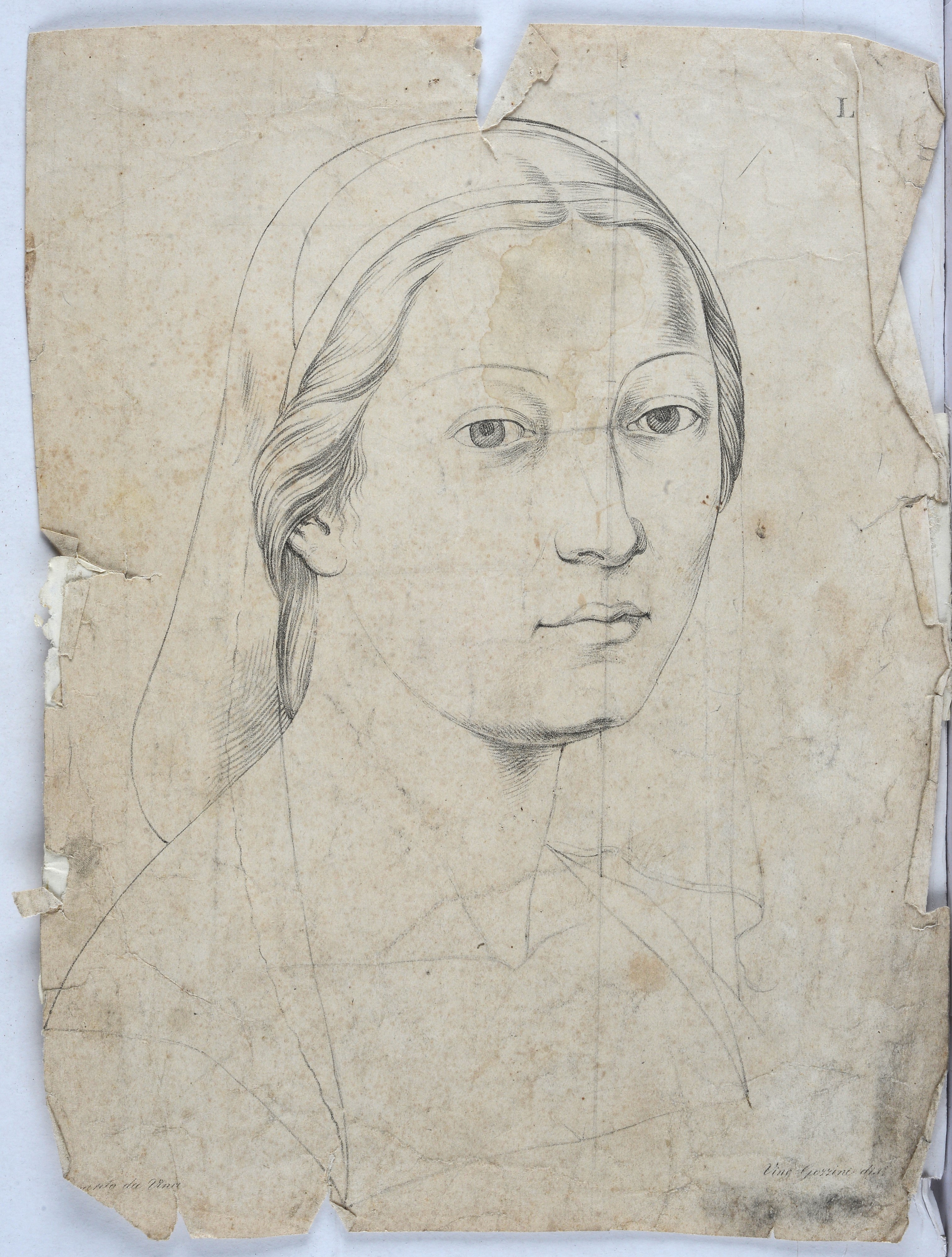 Lotto composto da tre disegni