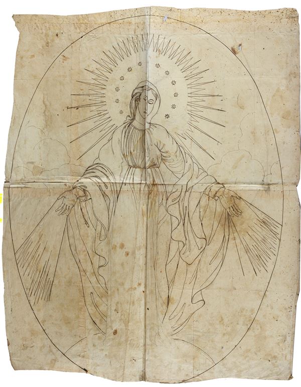 Anonimo, XIX sec. - Vergine Immacolata