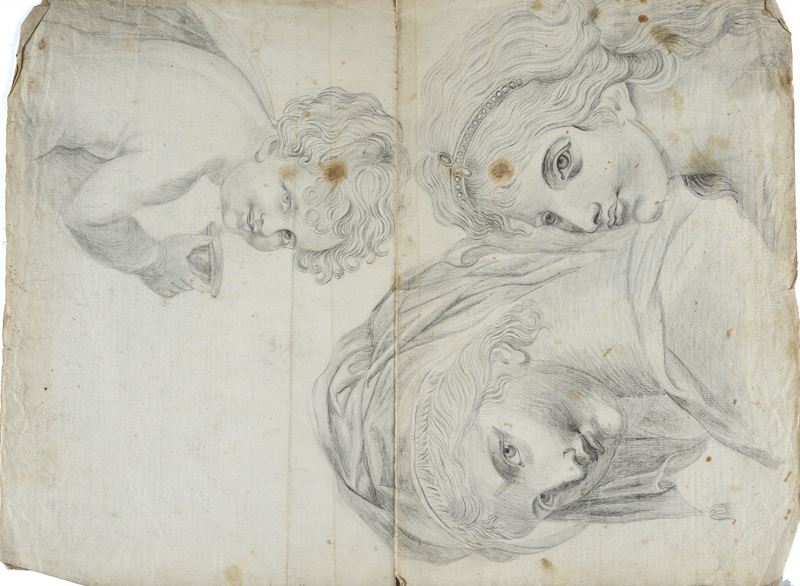 Studi di teste e di putto