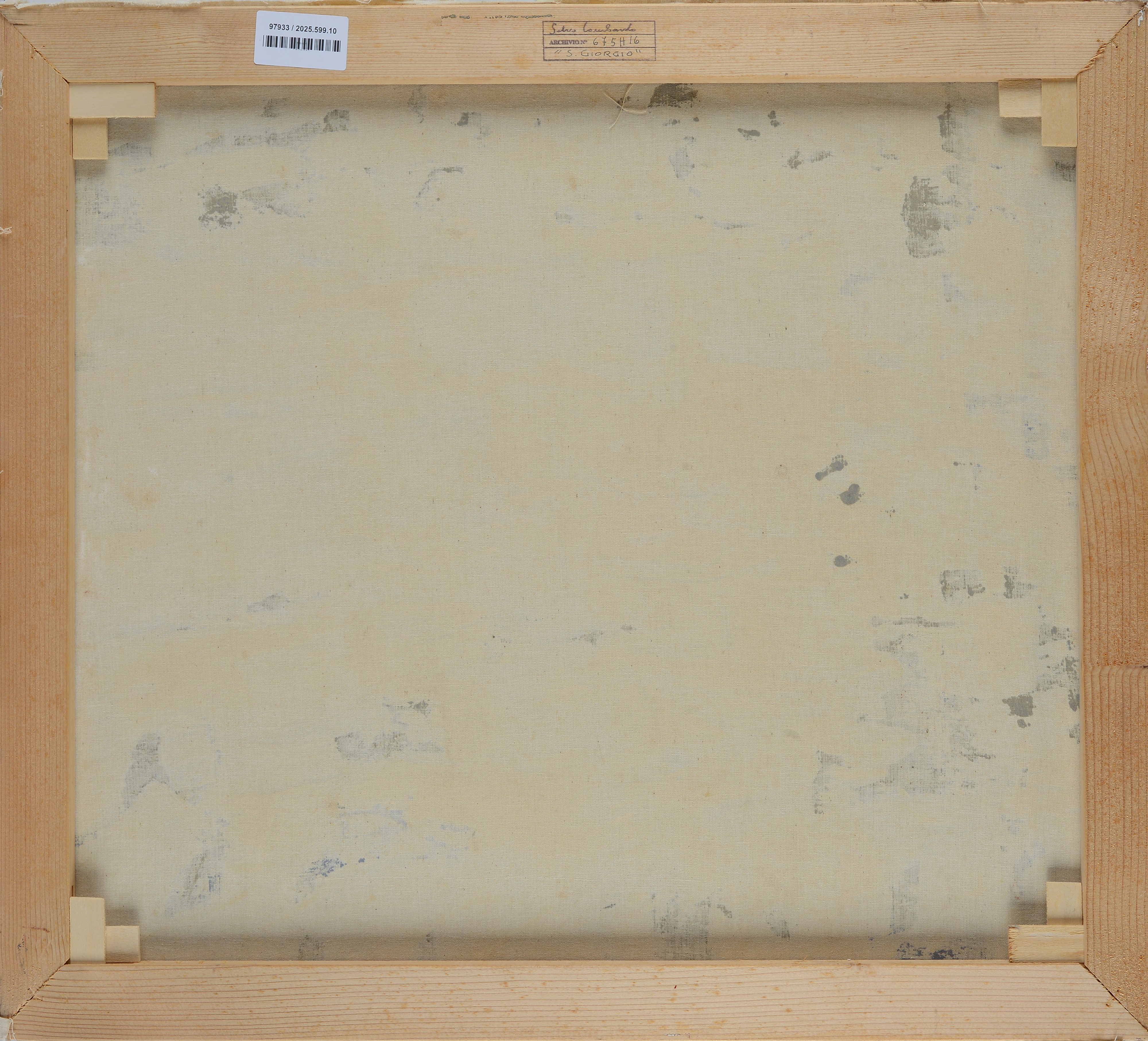 Salvo Lombardo - San Giorgio, olio su tela cm 60x70