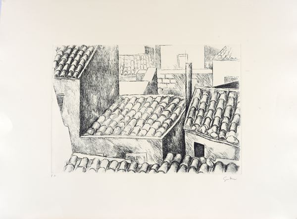 Renato Guttuso - Tetti