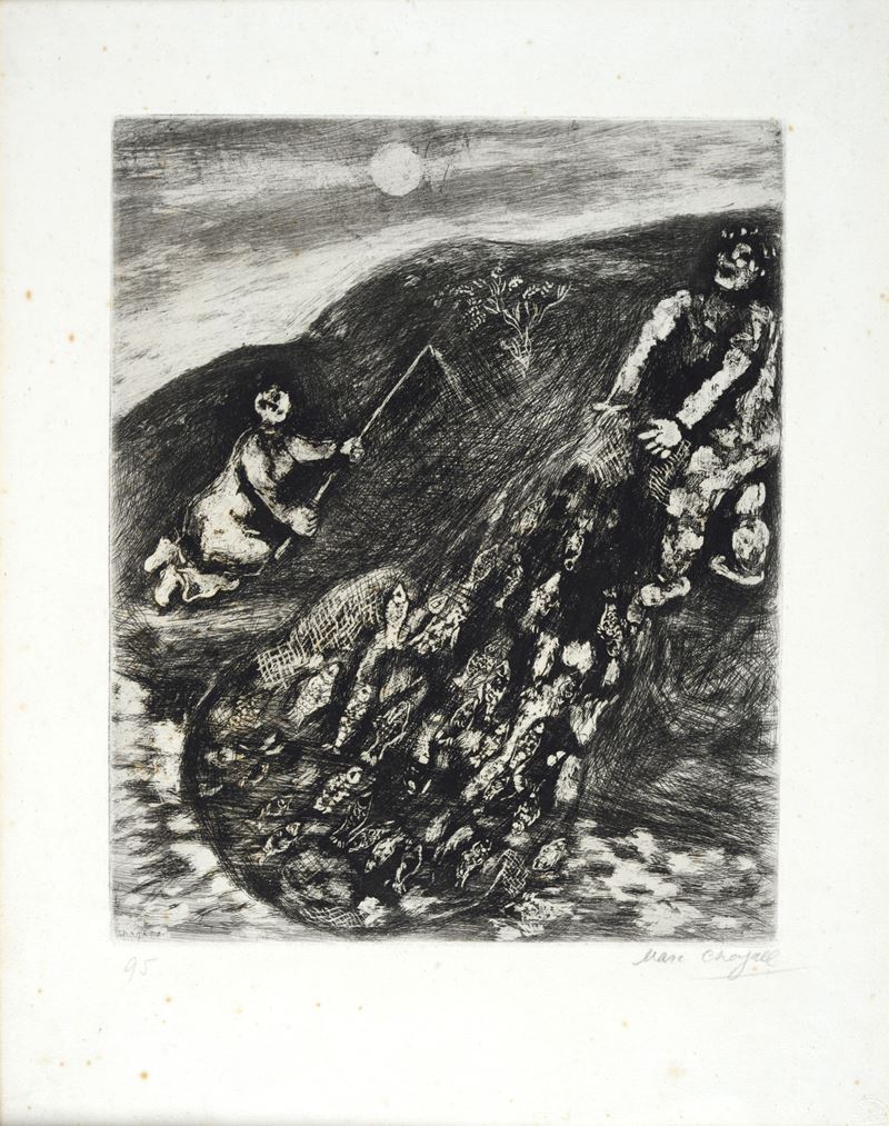 Les Poissons et le Berger qui joue de la flutè