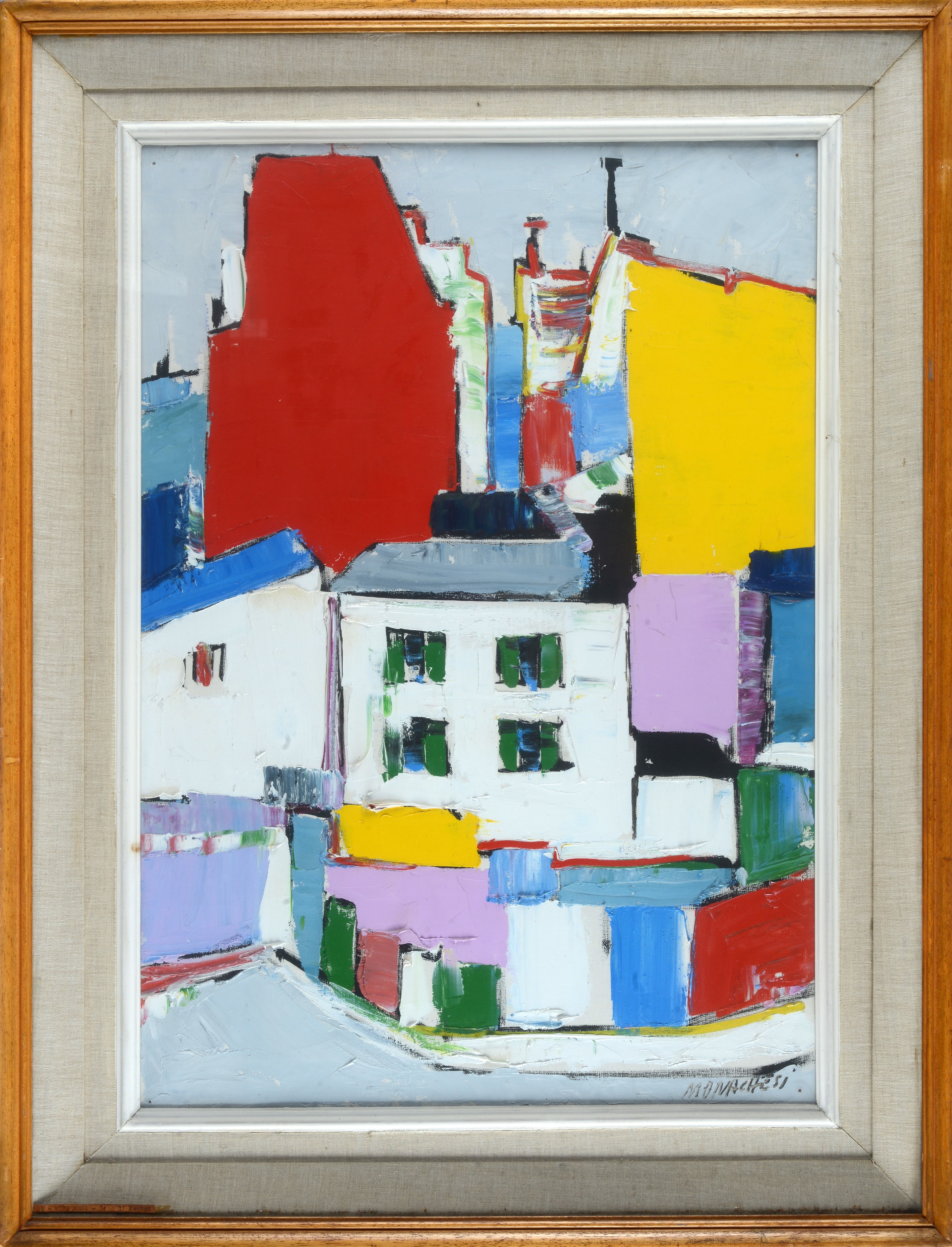 Sante Monachesi - Parigi - olio su tela cm. 70x50