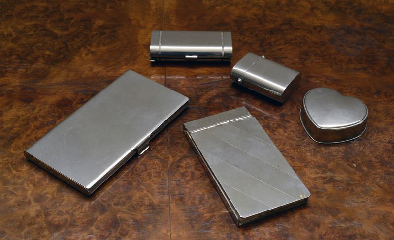 Lotto composto da due portabiglietti