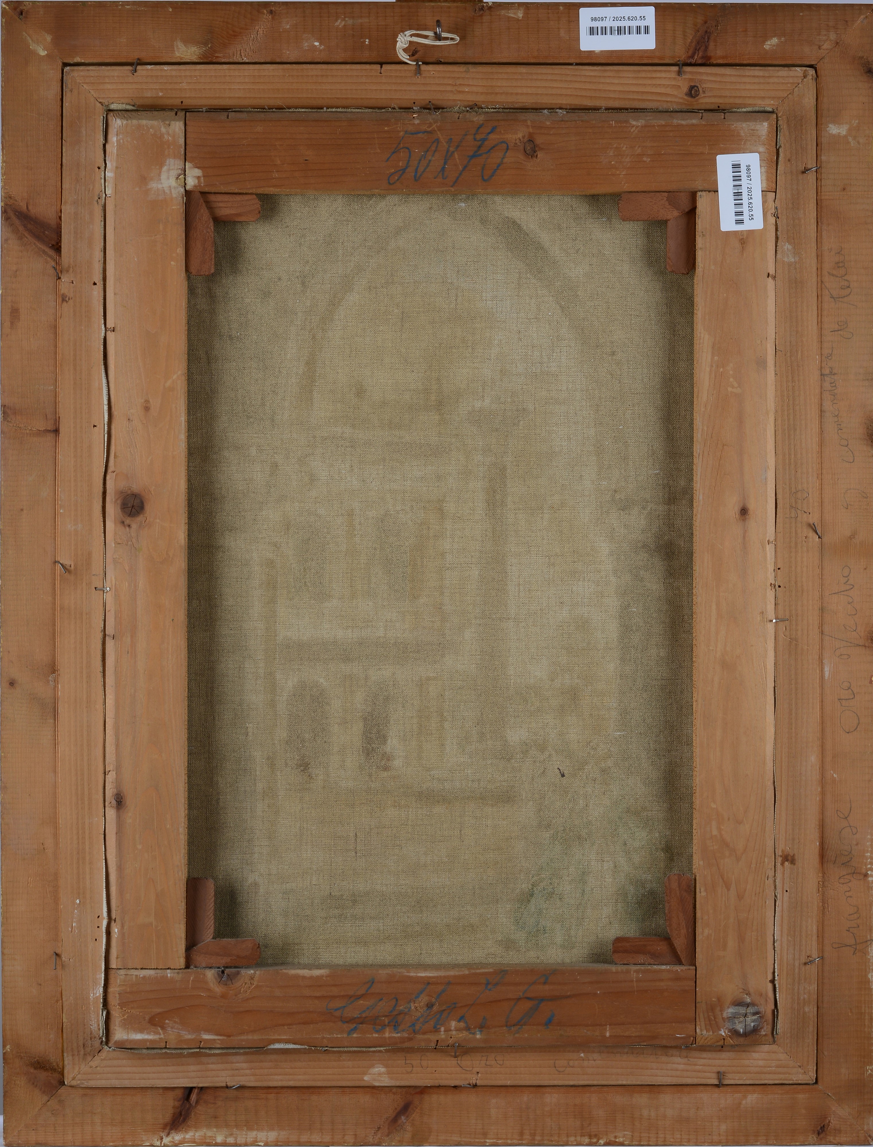 Anonimo, XX Sec. - Anonimo, Maschere a Venezia, olio su tela