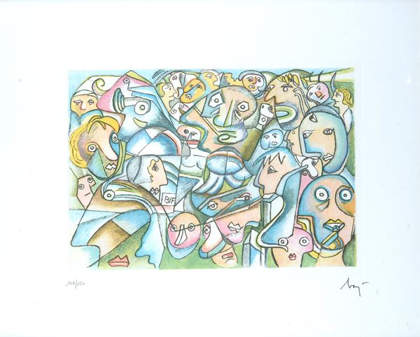 Enrico Baj - Senza titolo