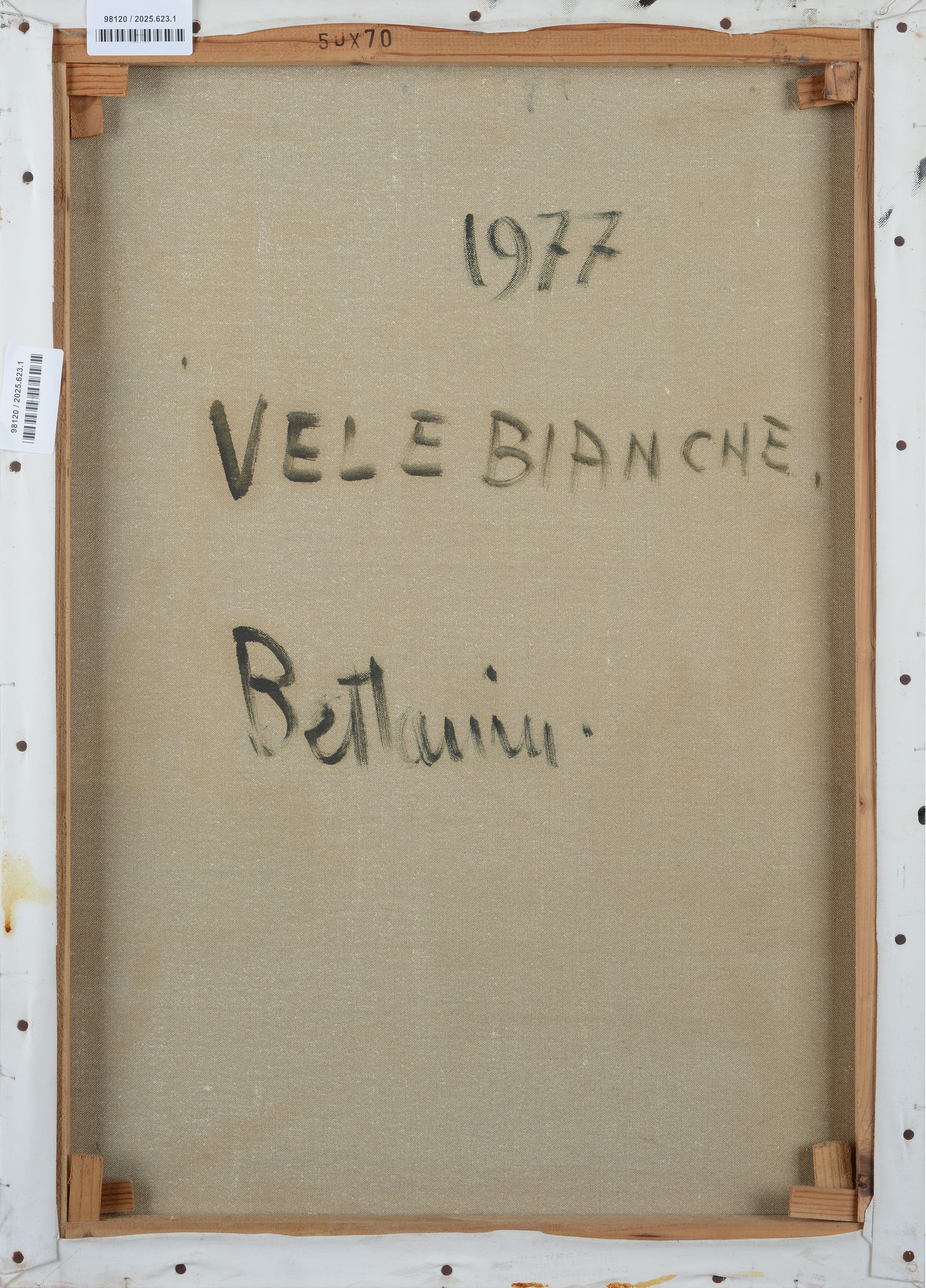 Lido Bettarini - Vele bianche, olio su tela