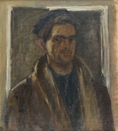 Autoritratto, olio su tela