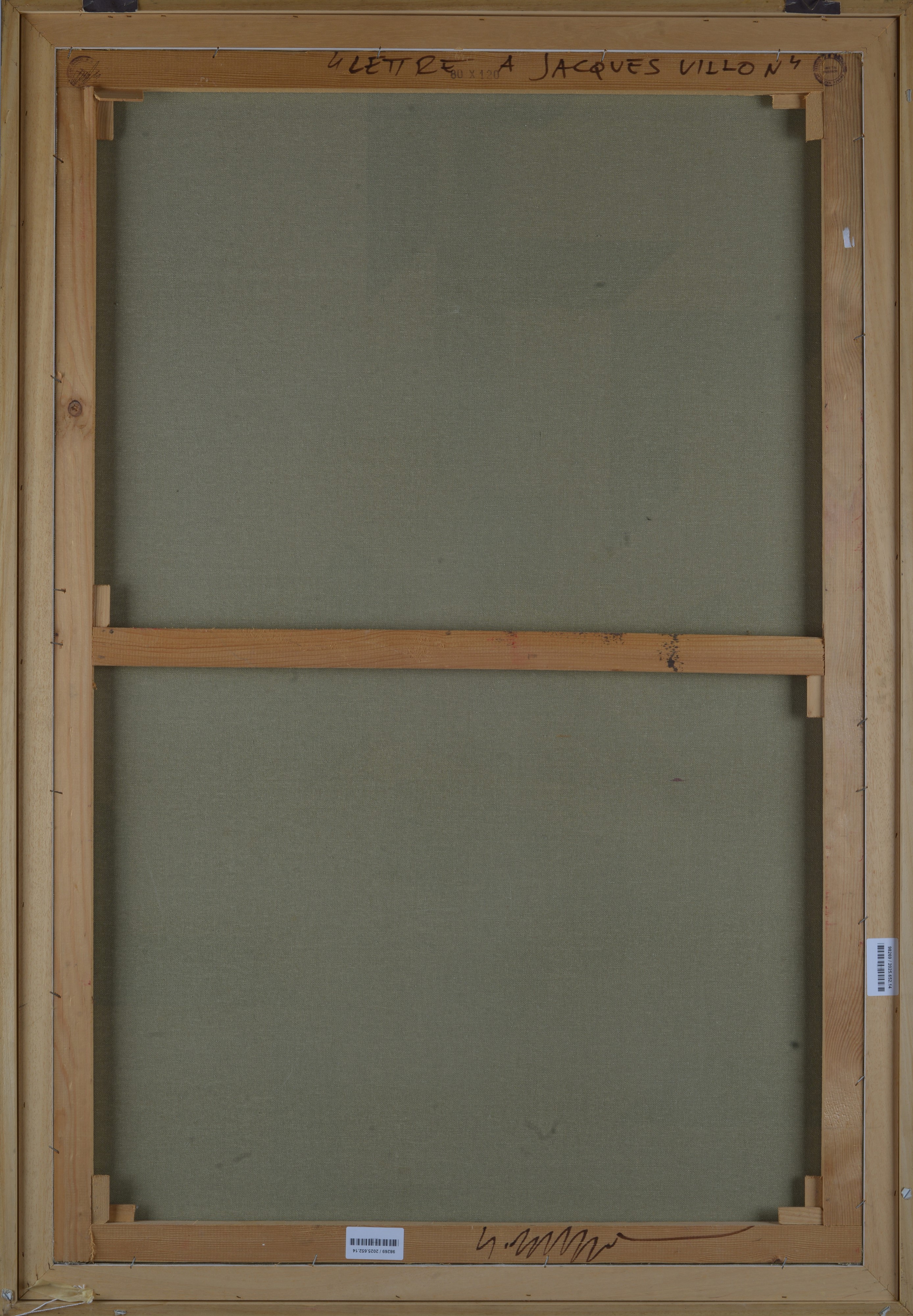 Letre a Jacques Villon