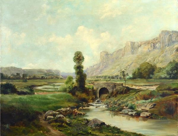 Anonimo Francese, XIX sec. - Paesaggio
