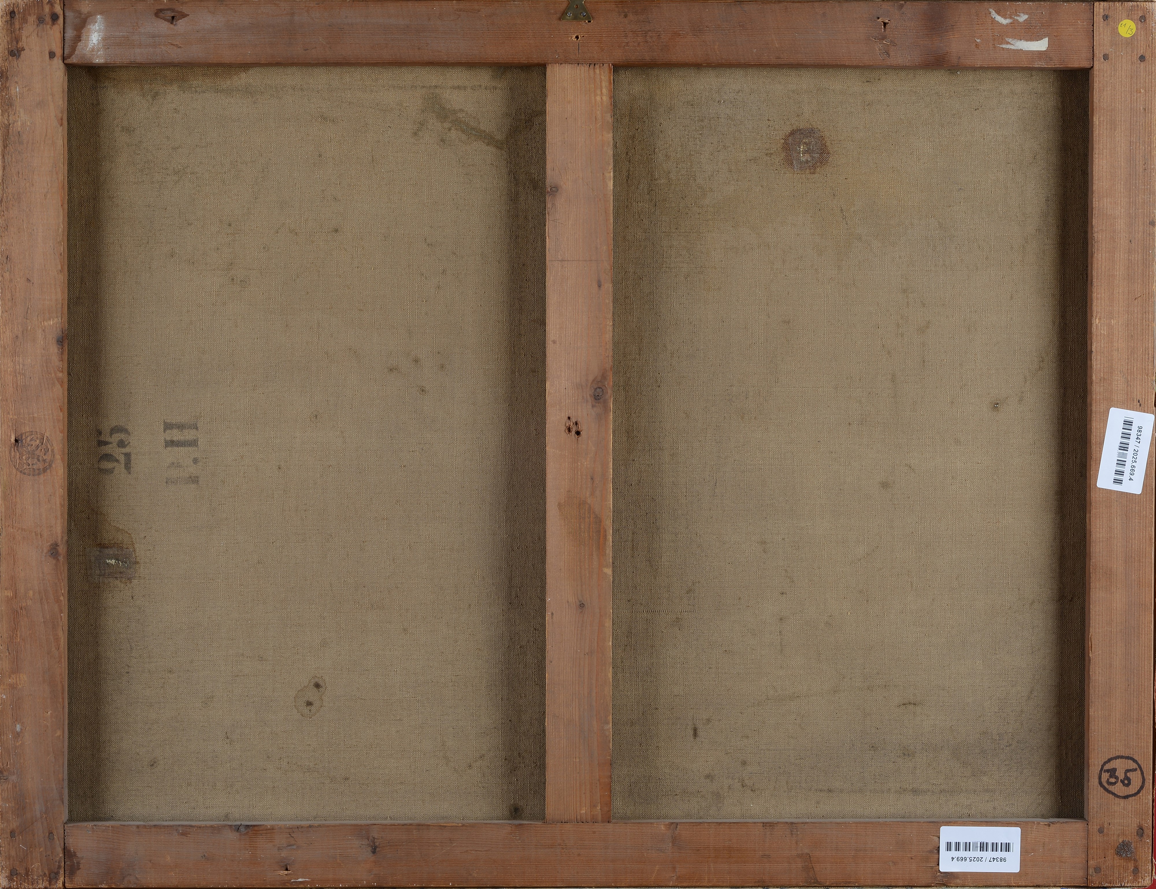 Anonimo Francese, XIX Sec. - Anonimo francese, Paesaggio, olio su tela