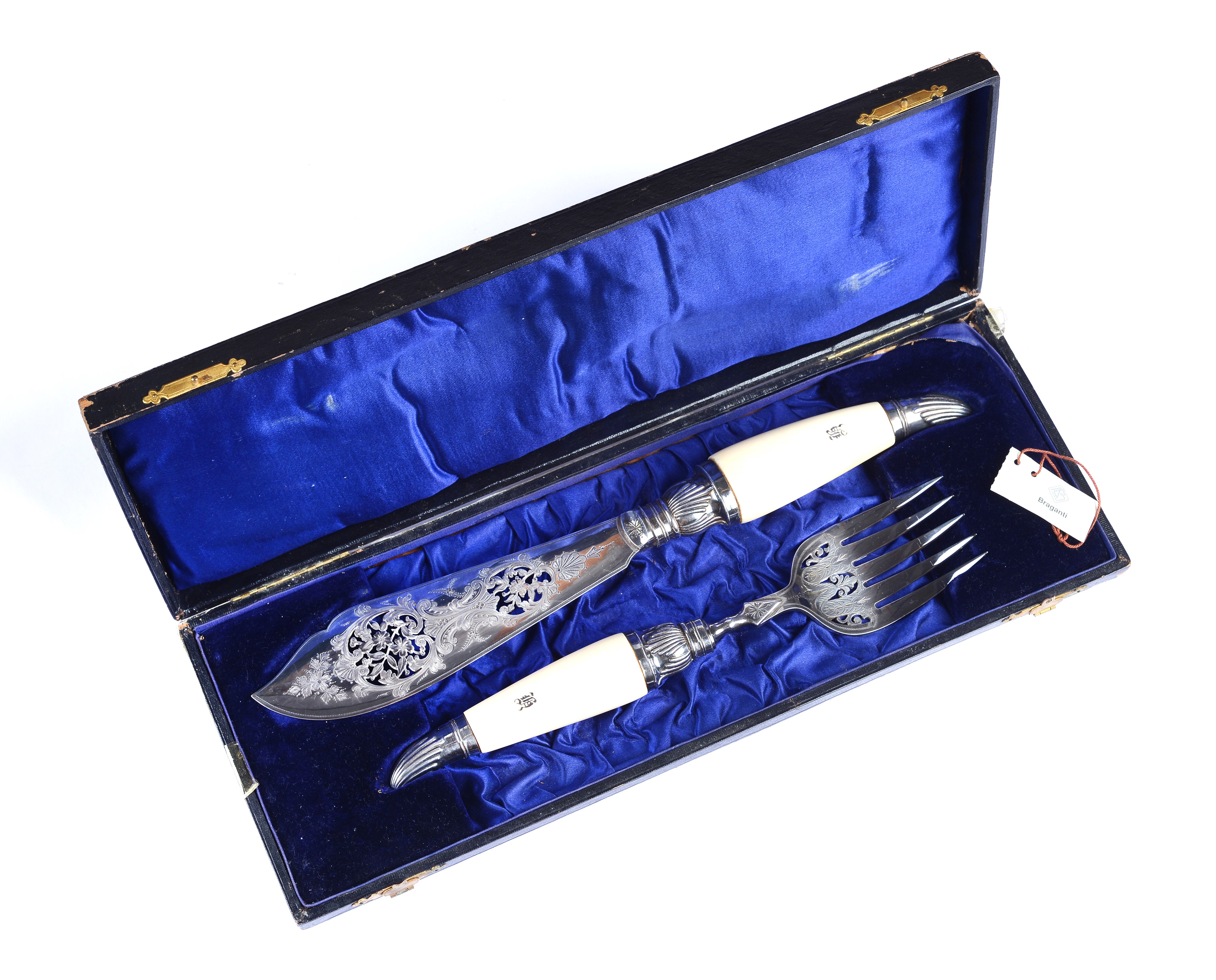 Coppia di posate da pesce