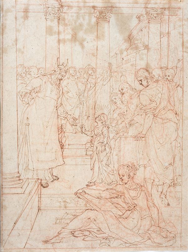 Anonimo, XIX sec. - Scena storica