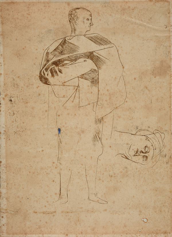 Figura con mantello