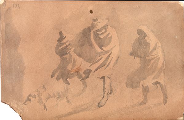 Attr. a Filippo Palizzi - Viandanti