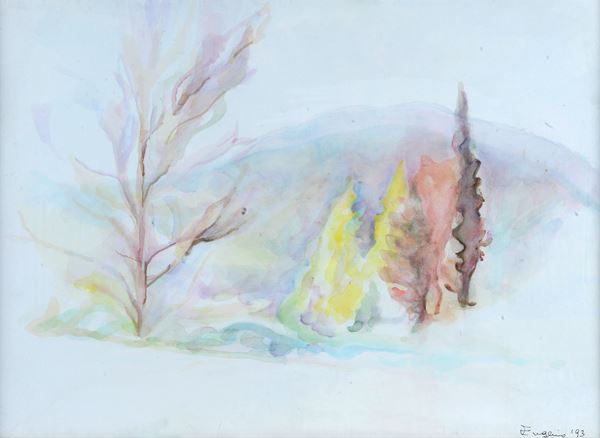 Anonimo, XX sec. - Alberi