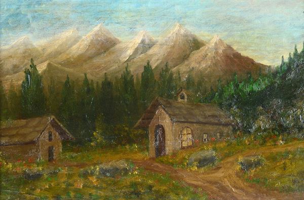 Anonimo, XX sec. - Chiesetta di montagna