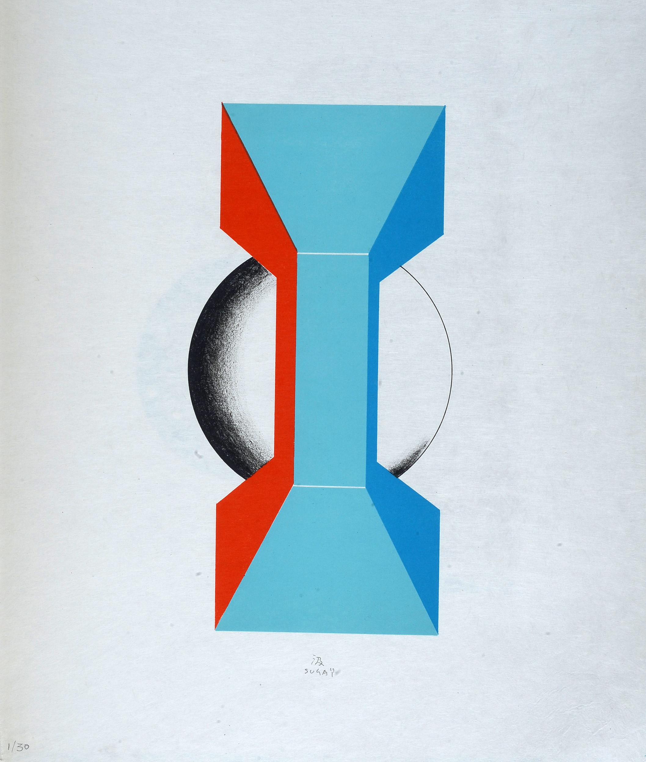 Kumi Sugai - Cartella con due litografie originali a colori