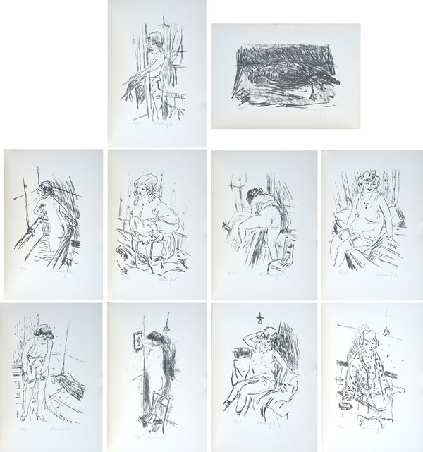 Alberto Manfredi - 10 Litografie
