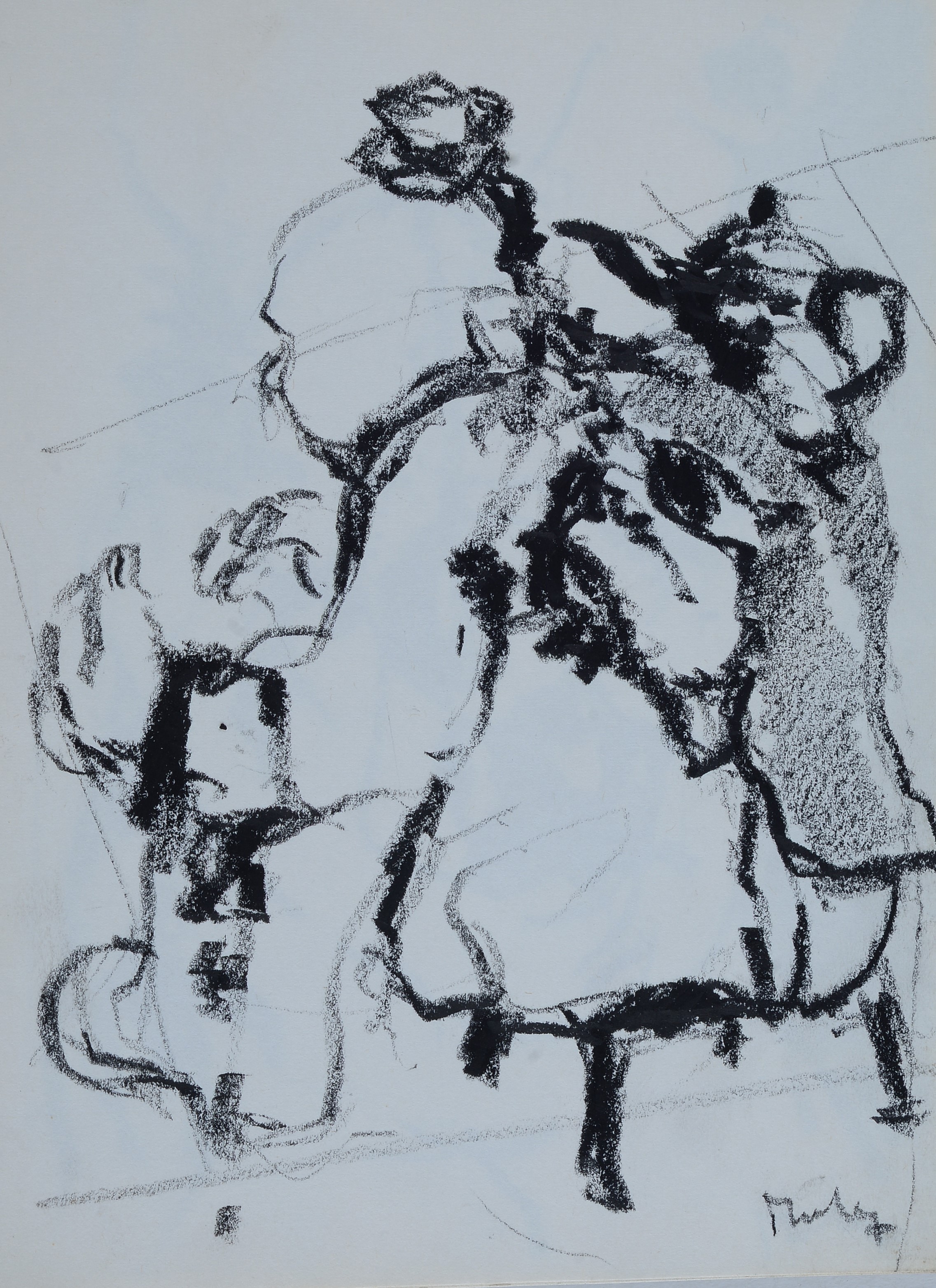 Ennio Toniolo - Cahier d’artiste - 19 disegni a carboncino