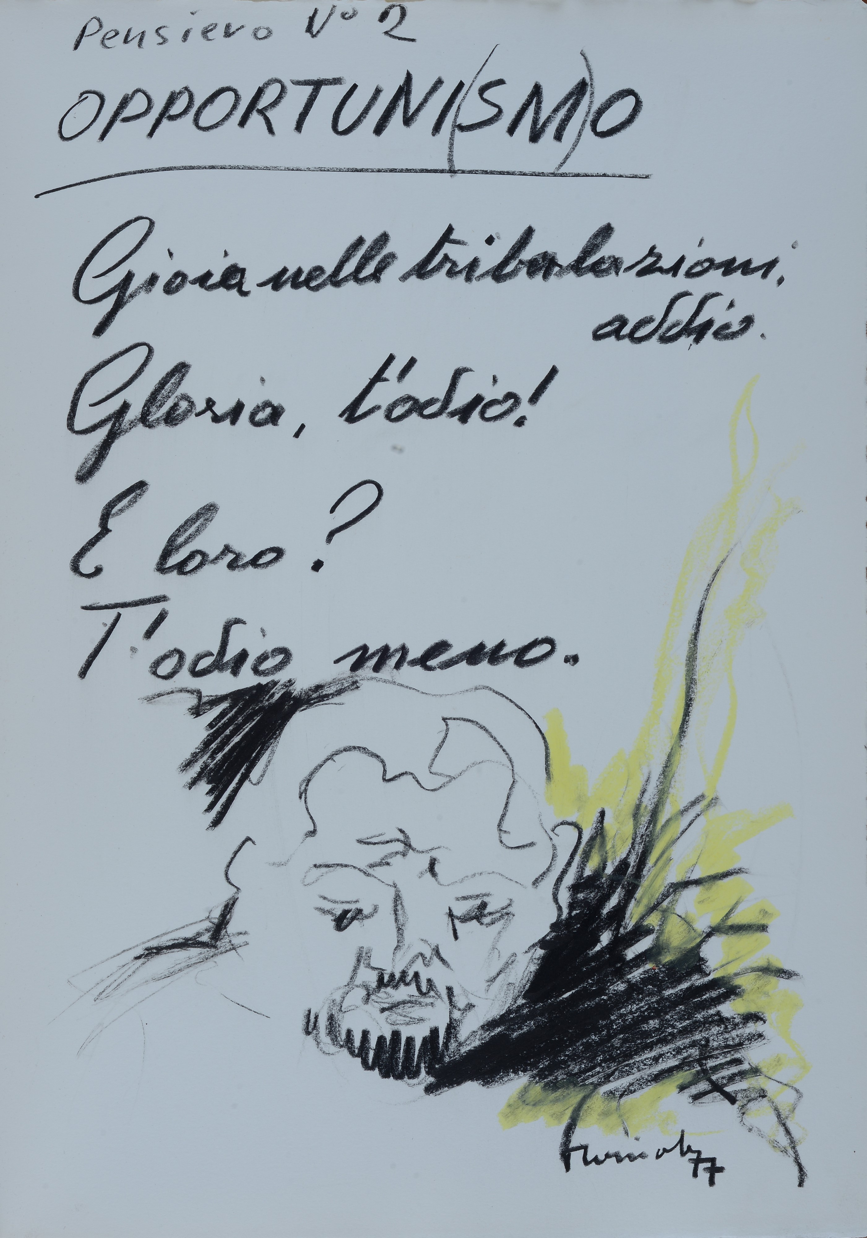 Ennio Toniolo - Cahier d’artiste, 1977