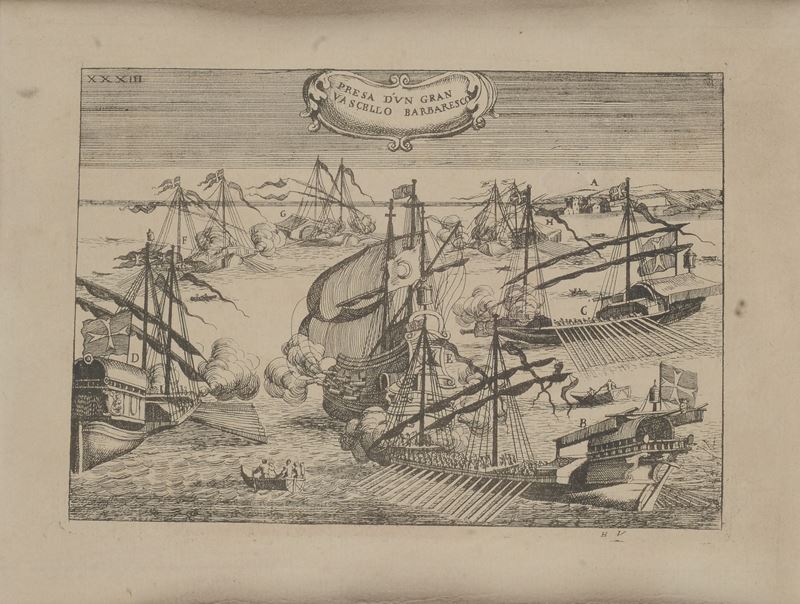Presa d'un gran vascello barbaresco