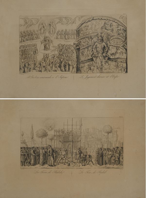 Coppia di incisioni