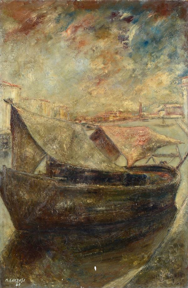 Mario Cardosi - Barca al porto 