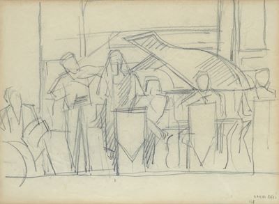 Concertino, matita su carta (1948)
