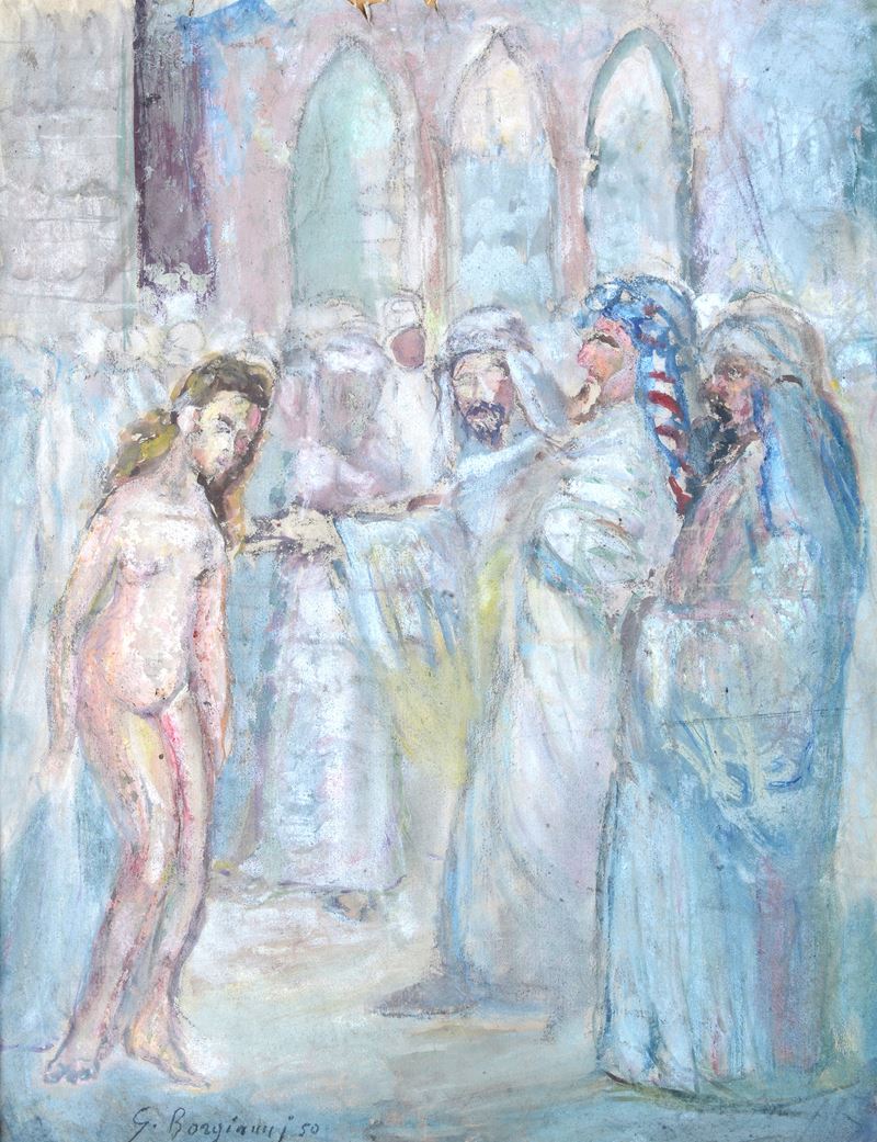 Gesù davanti a Caifa