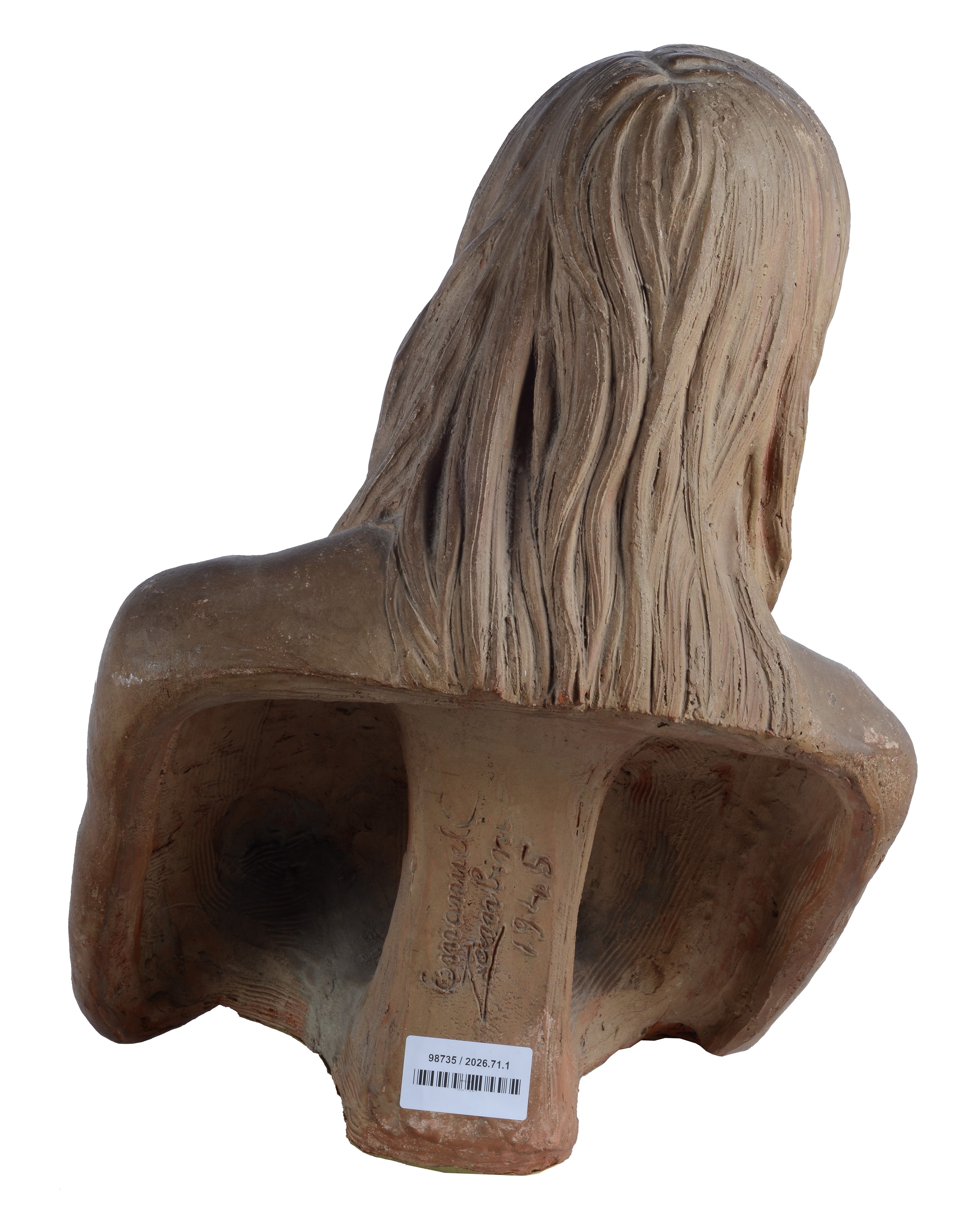 Emanuele Zambini - Eva pentita, scultura in terracotta